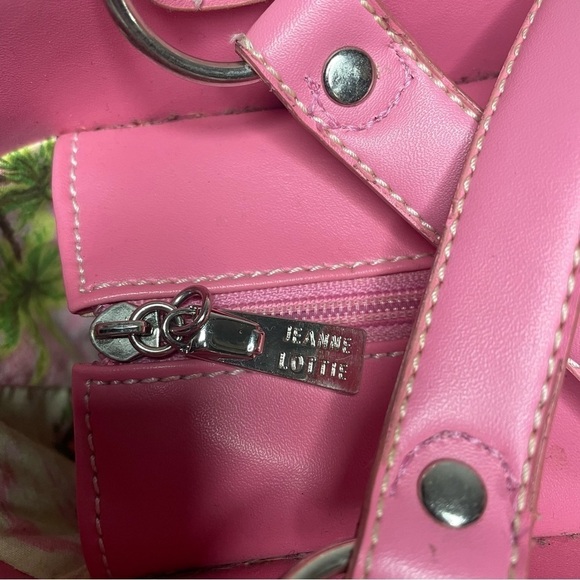 Vintage Y2K Wicker Basket with Pink Detailing Purse Bag - Picture 6 of 9